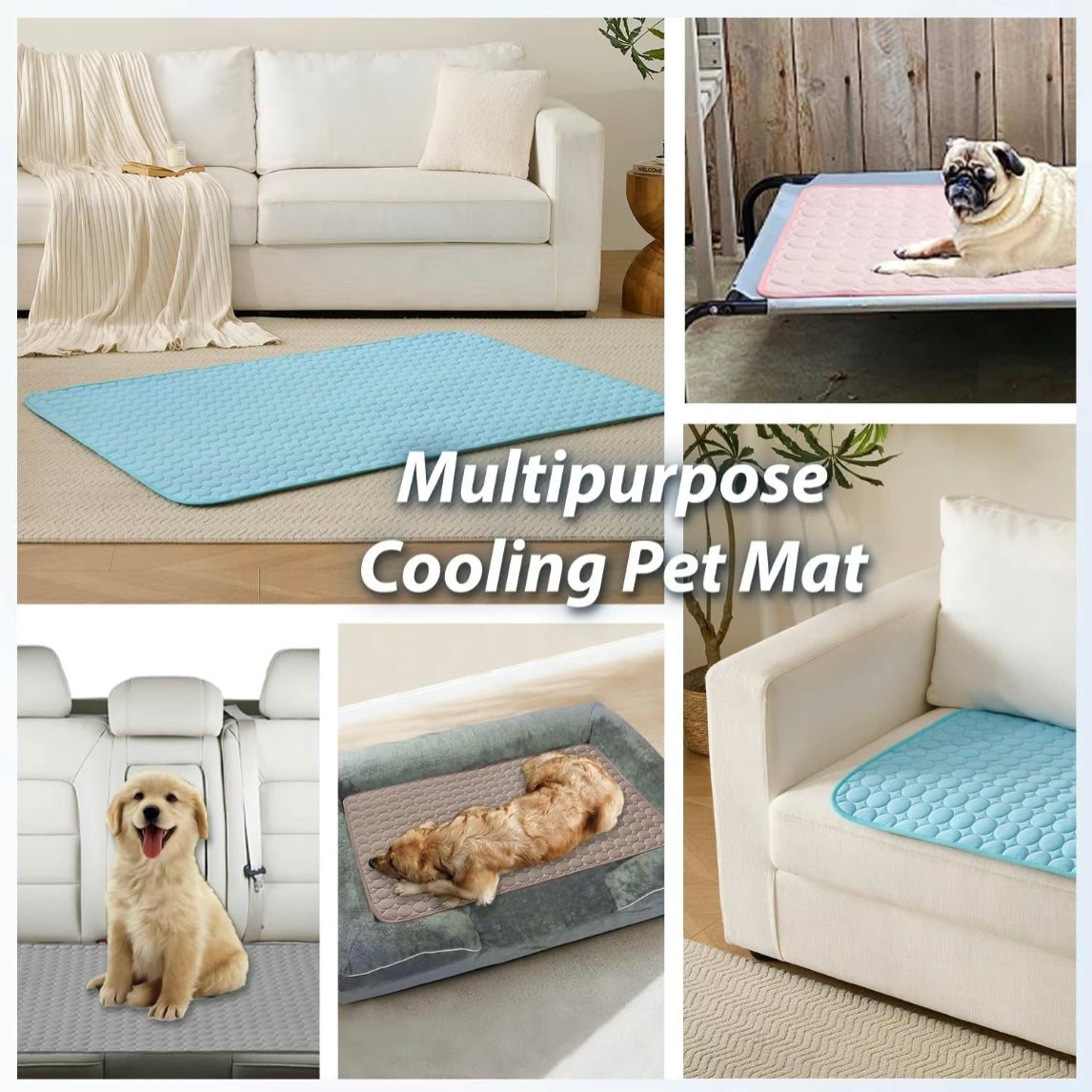 Cooling Mat for Dogs & Cats – Instant Relief from Summer Heat