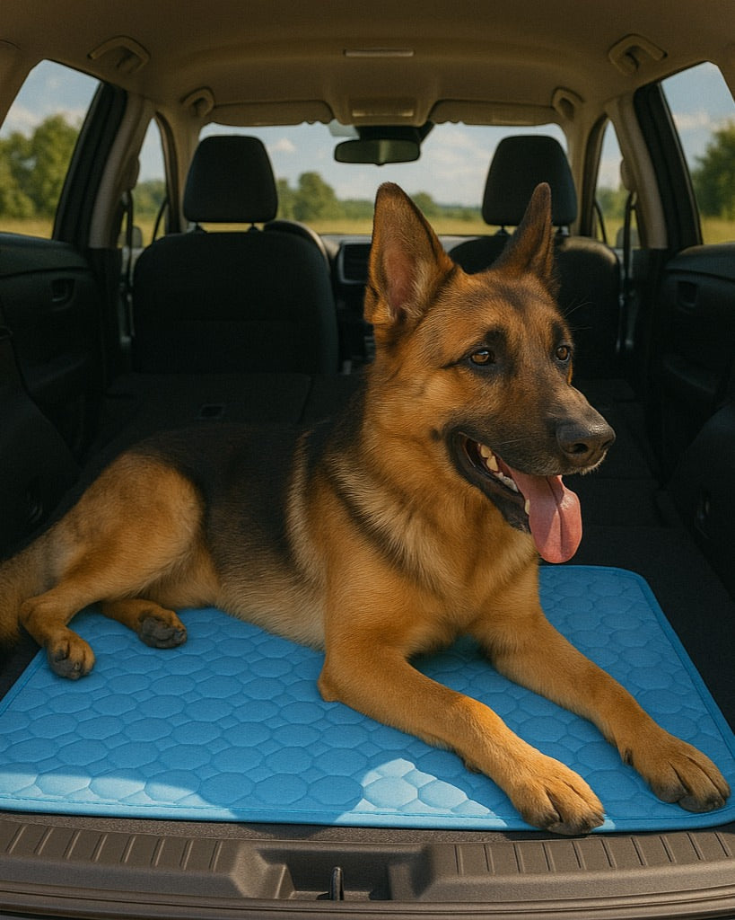 Gel-infused pet cooling mat