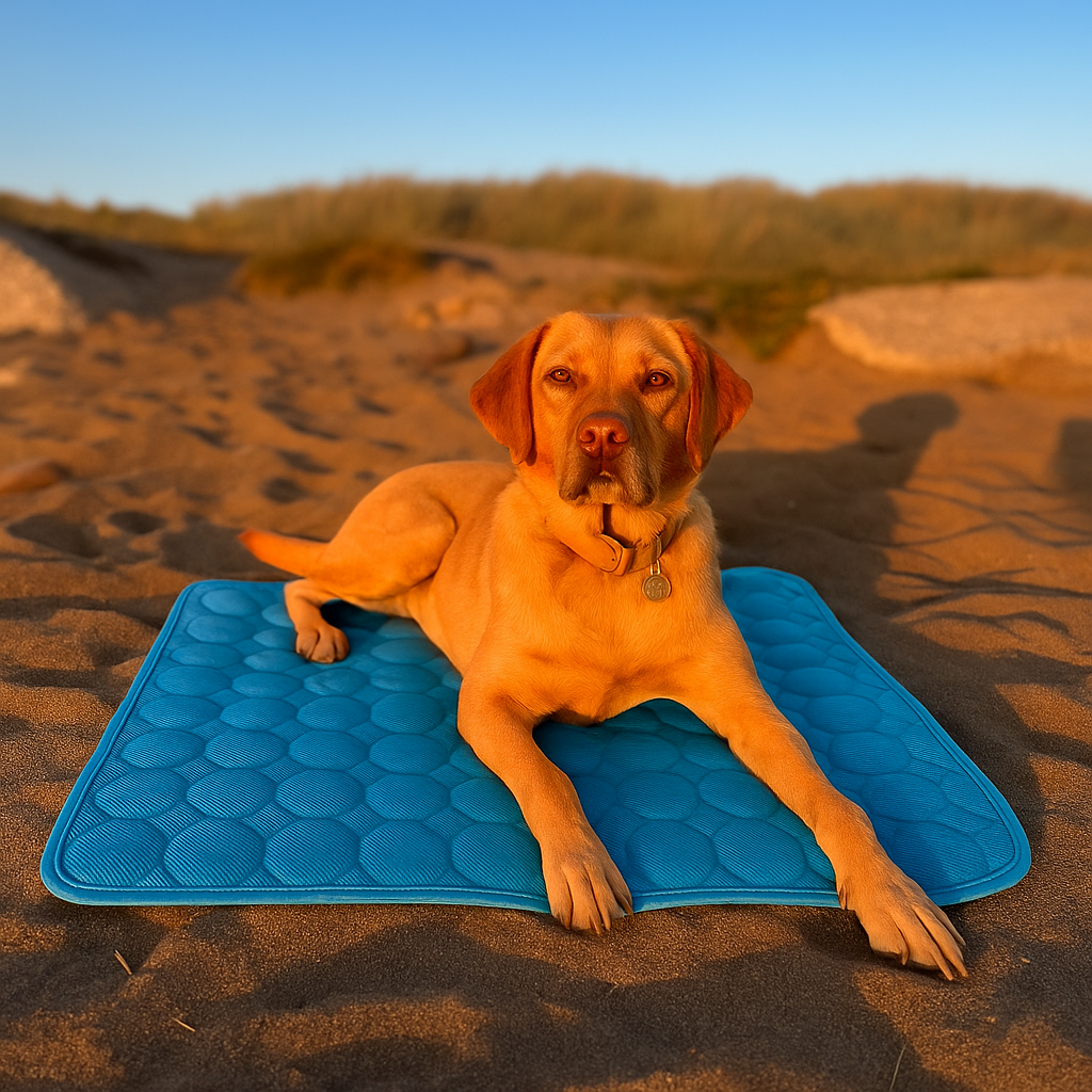 Compact pet cooling mat